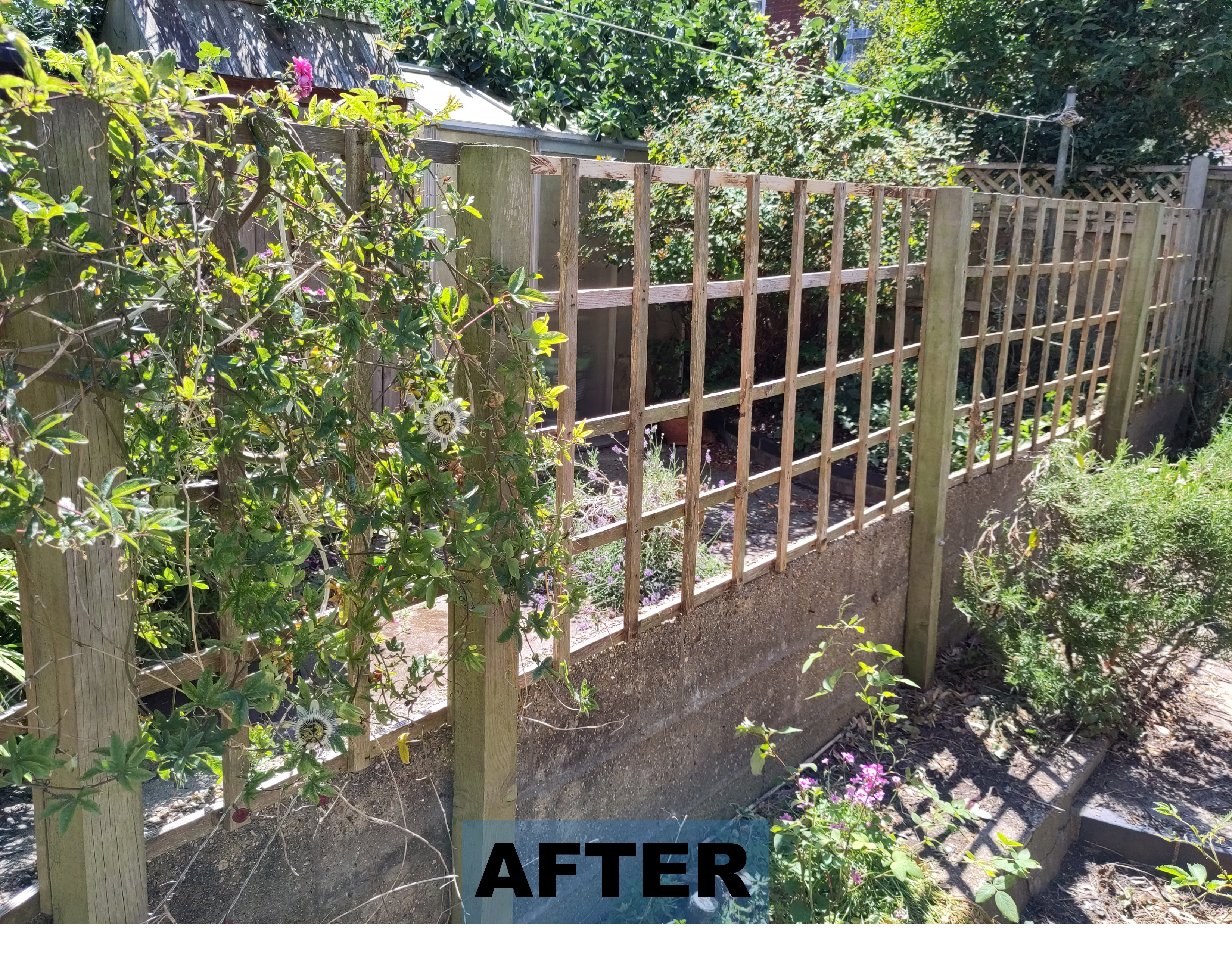 fence fix after